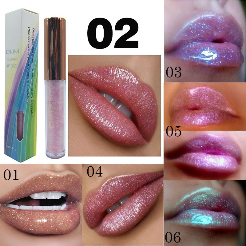 Polarized light lip gloss