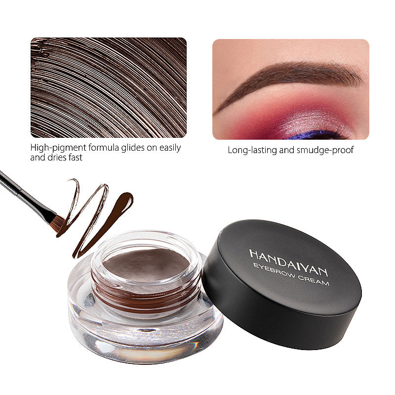 Colorful eyebrow cream