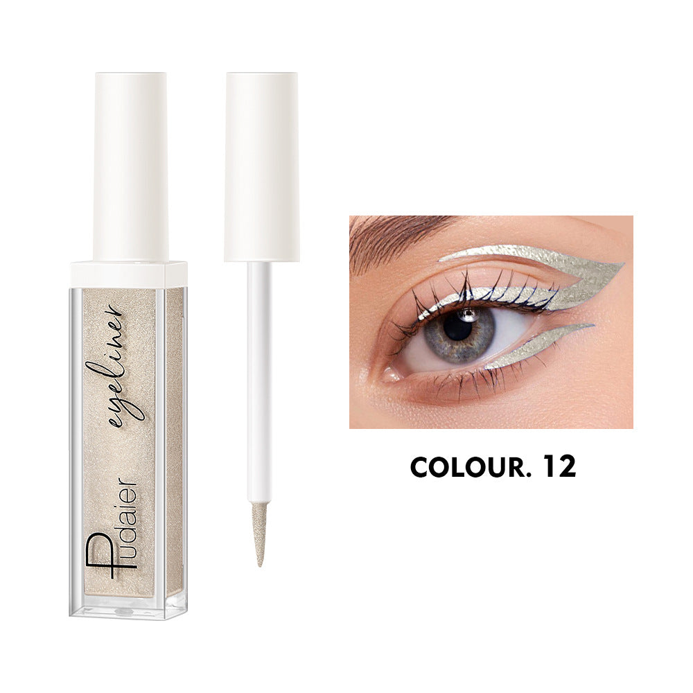 Pudaier eyeliner waterpoof metallic liquid