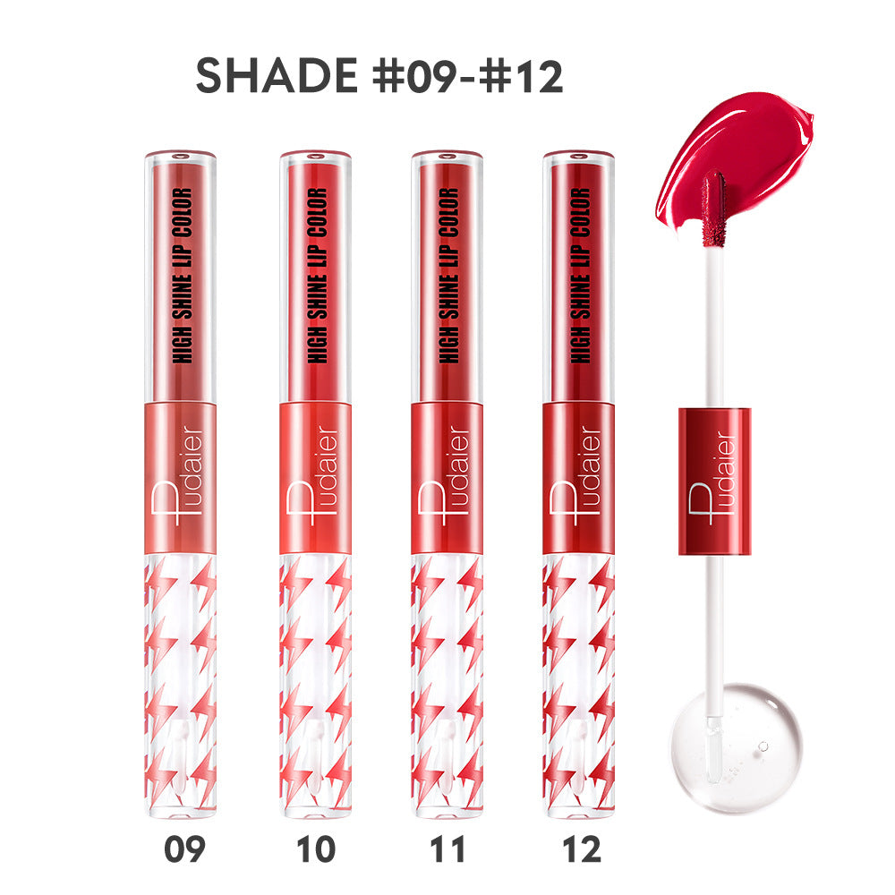 Pudaier Double-Ended High Shine Lip Colour