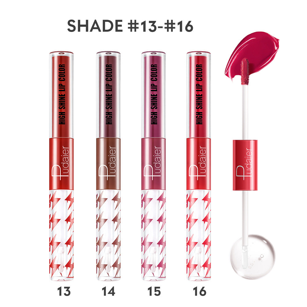 Pudaier Double-Ended High Shine Lip Colour