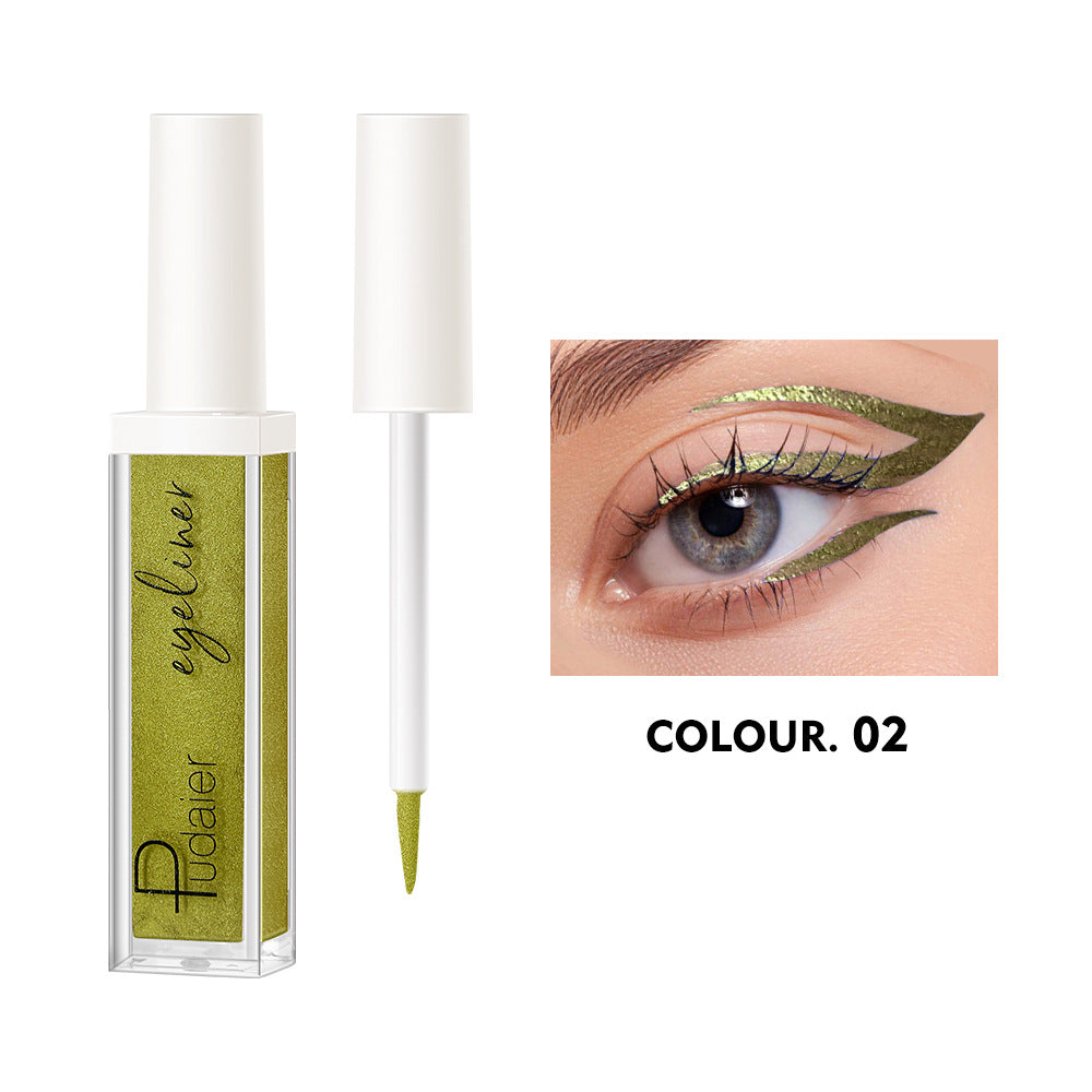 Pudaier eyeliner waterpoof metallic liquid