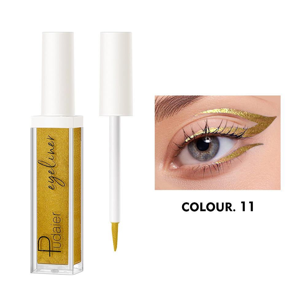 Pudaier eyeliner waterpoof metallic liquid