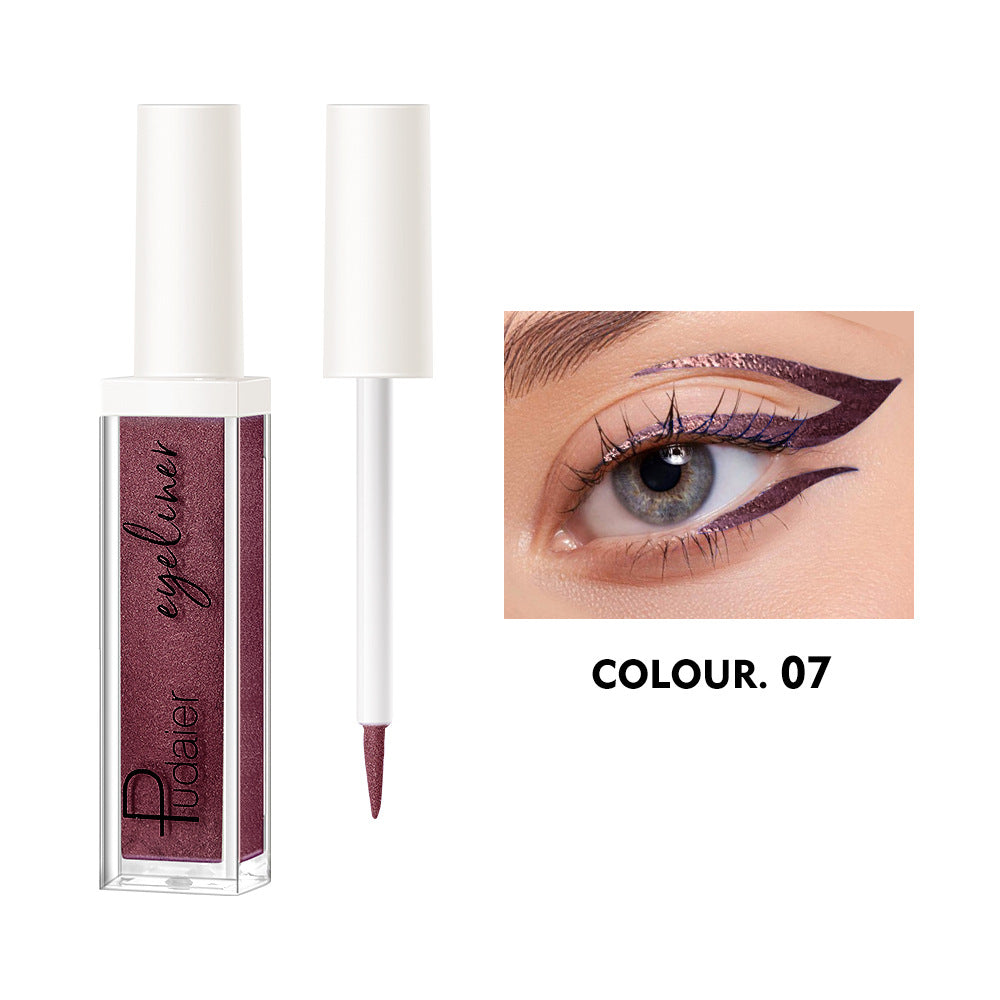 Pudaier eyeliner waterpoof metallic liquid