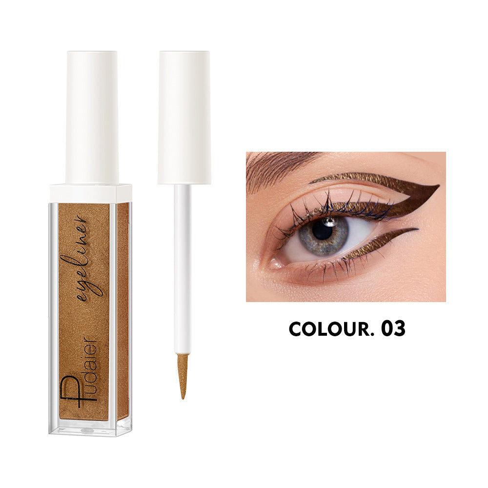 Pudaier eyeliner waterpoof metallic liquid