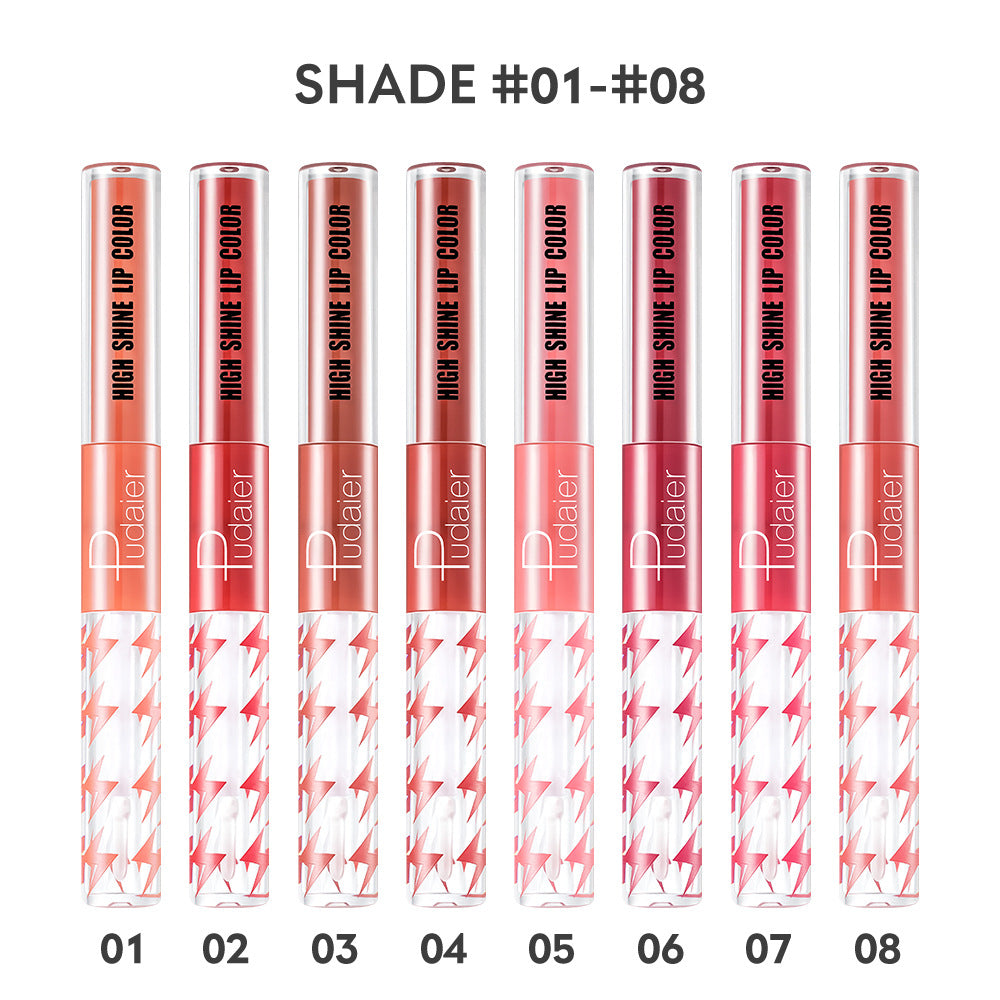 Pudaier Double-Ended High Shine Lip Colour